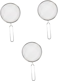 Balacoo 3pcs Pet sand shovel stainer steel strainer fat skimmer ladle Reptile Terrarium Sand Scoop Pet Poo Shovel terrarium for kids litter shovel lizard colander child Stainless steel