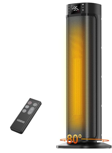 26% off - GRIDR Space Heaters for Indoor Use, 24' Electric Space Heater, 1500W PTC Ceramic Heater for Office...