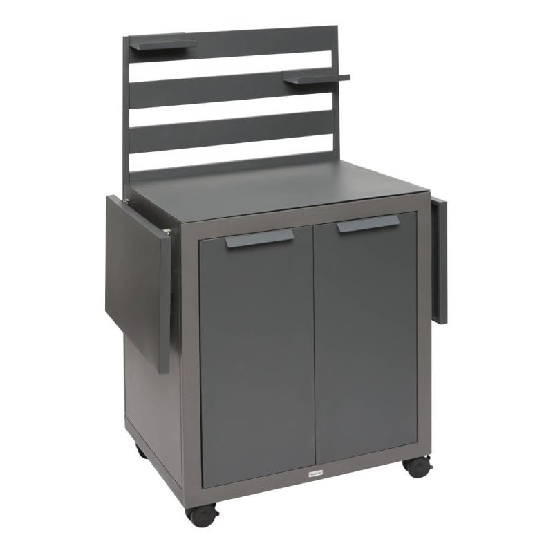 Hespéride Chariot à roulettes extérieur Oxyana Graphite