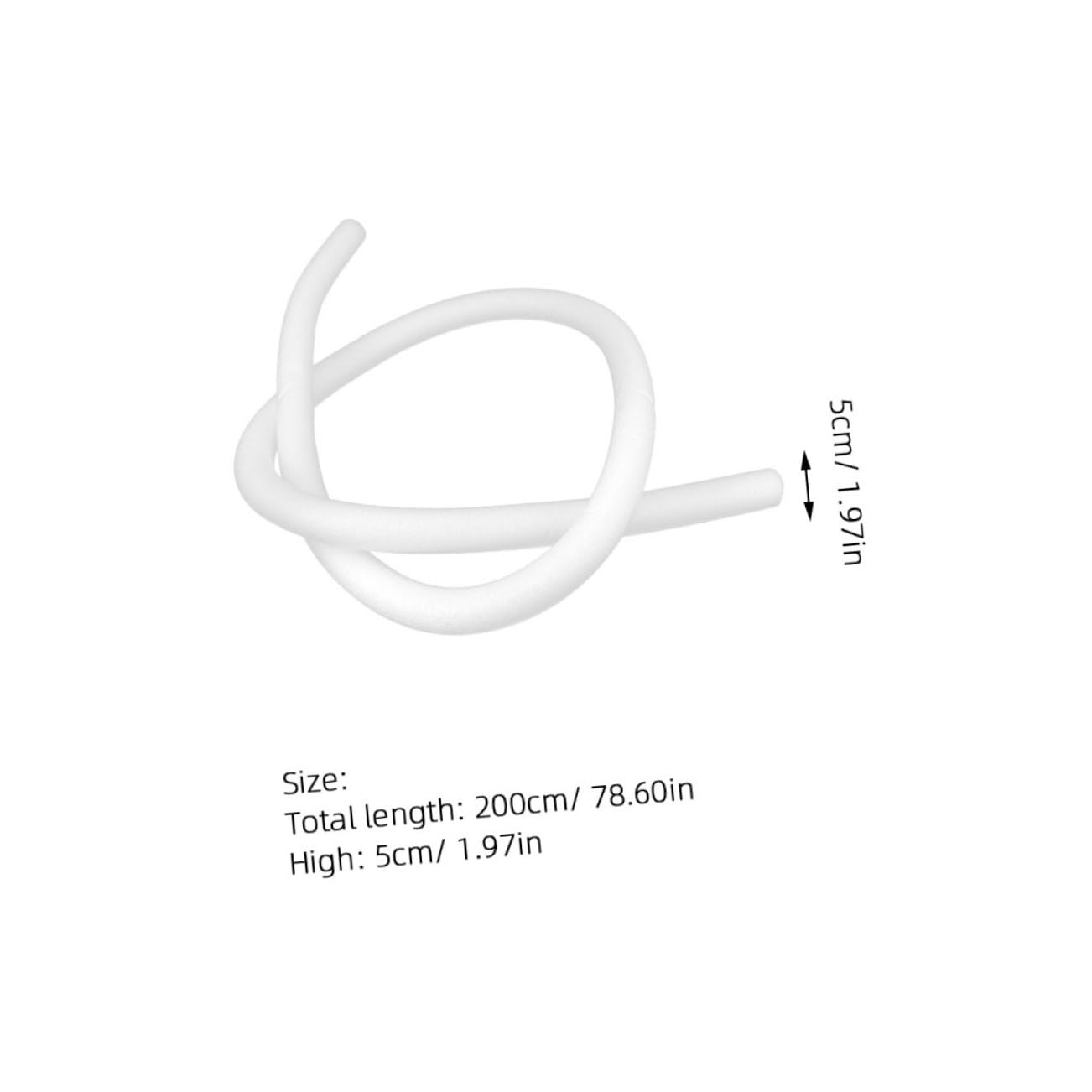 ARTIBETTER Gap Filling Foam Backer Rod for Filling Filling Backer Rod 50mm Diameter 2m Length Safe Practical