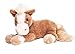Uni-Toys - Cavallo marrone, disteso - 28 cm (lunghezza) - Fattoria - peluche