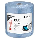Wypall X80-Tücher, 1 Großrolle mit 455 blauen, 1-lagigen Werkstatthandtüchern., Artikel-Nr. 8347