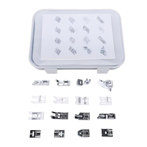 Juego de 16 Pies de Máquina de Coser Zerodis miniatura 6
