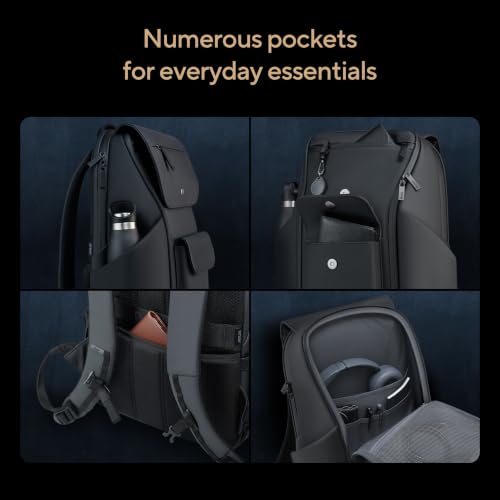 Image of ASUS ProArt Backpack (PP2600) Professional Laptop Backpack, Water-Repellent & Scratch-Resistant Design, Multiple Storage Compartments, Lightweight Durable Construction, Travel & Work Ready, Black