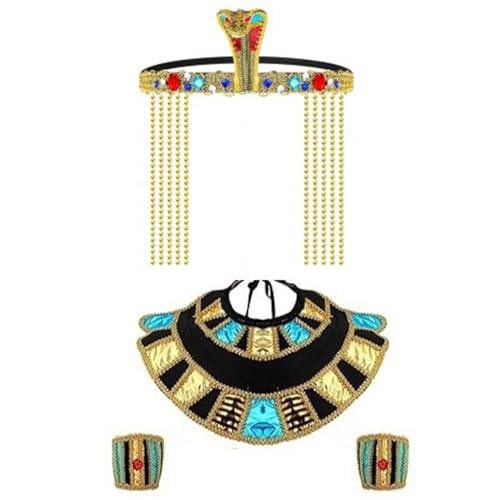 Serre-tête serpent égyptien doré Reine d'Égypte accessoire cheveux déguisement