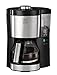 Melitta Look Perfection 1025-06 Filterkaffeemaschine mit Glaskanne, abnehmbaren Wassertank und Entkalkungsprogramm (schwarz), Kunststoff, 1.25 liters