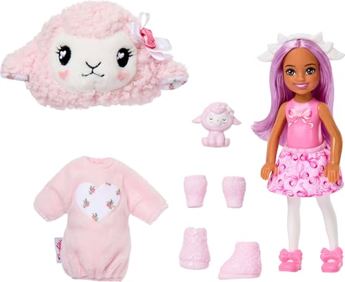 Muñeca Barbie Chelsea Cutie Reveal con accesorios y 6 sorpresas miniatura 6