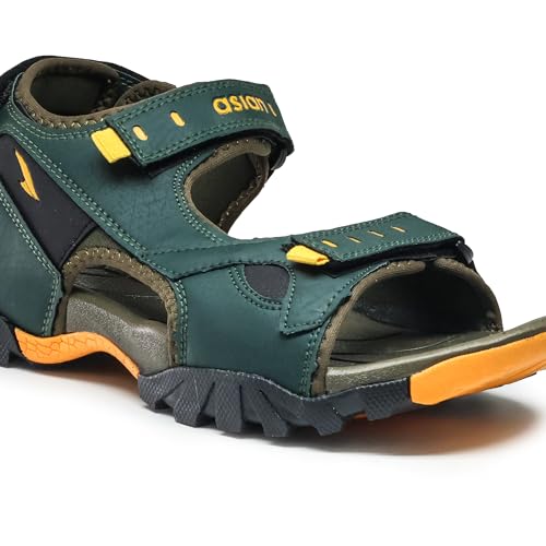 Image of ASIAN Men's VISTARA-24 Casual Sandals with adjustable velcro closure for easy wear with flexible fitting and trendy and stylish looks ideal for everyday use for mens as well as boys