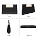 Women Clutch Purse Vegan Leather Evening Hand Bag Ladies Fashion Formal Casual Bridal Crossbody PU Handbag for Women Party (Black)