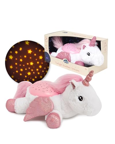 Cloud b Calming Nightlight Star Projector | Gentle Brightness | 3 Colors | 3 Constellations | Auto-Shutoff | Unicorn w/ Wings