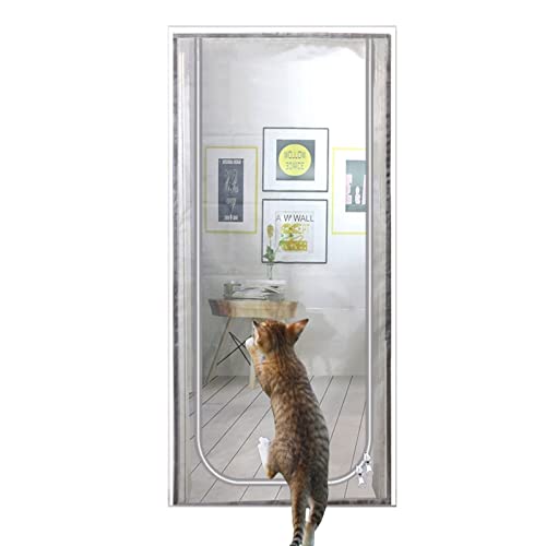 YZJJ Hunde Türschutzgitter Einfach Installieren & Abschließbar Hundeschutzgitter Treppenschutzgitter Absperrgitter für Haustier, Hundebarrieren hundenetz trenngitter für Innen- und Außenbereich Cover