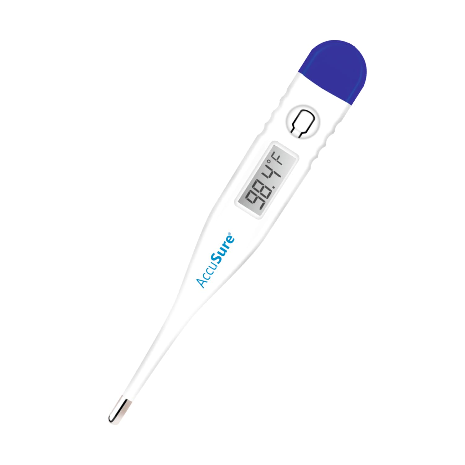 AccuSure Glass (Mt-1027 B) Mercury-Free Digital Thermometer for Adult,Transparent Storage Case White-image-18