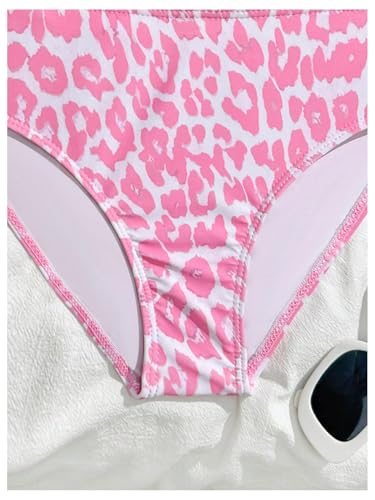 Image of SHENHE Girl's 3 Piece Swimsuits Cute Halter Triangle Bikini Bathing Suit with Beach Cover Up
