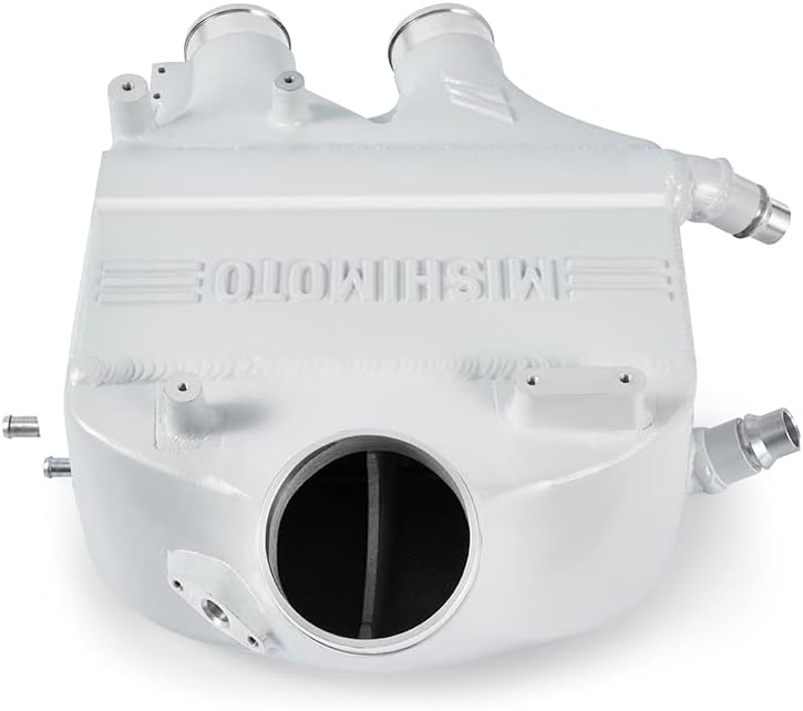 Mishimoto MMINT-F80-15CAW Performance Air-to-Water Intercooler, Compatible With BMW F8X M3, M4, and M2, 2015-2020, Alpine White