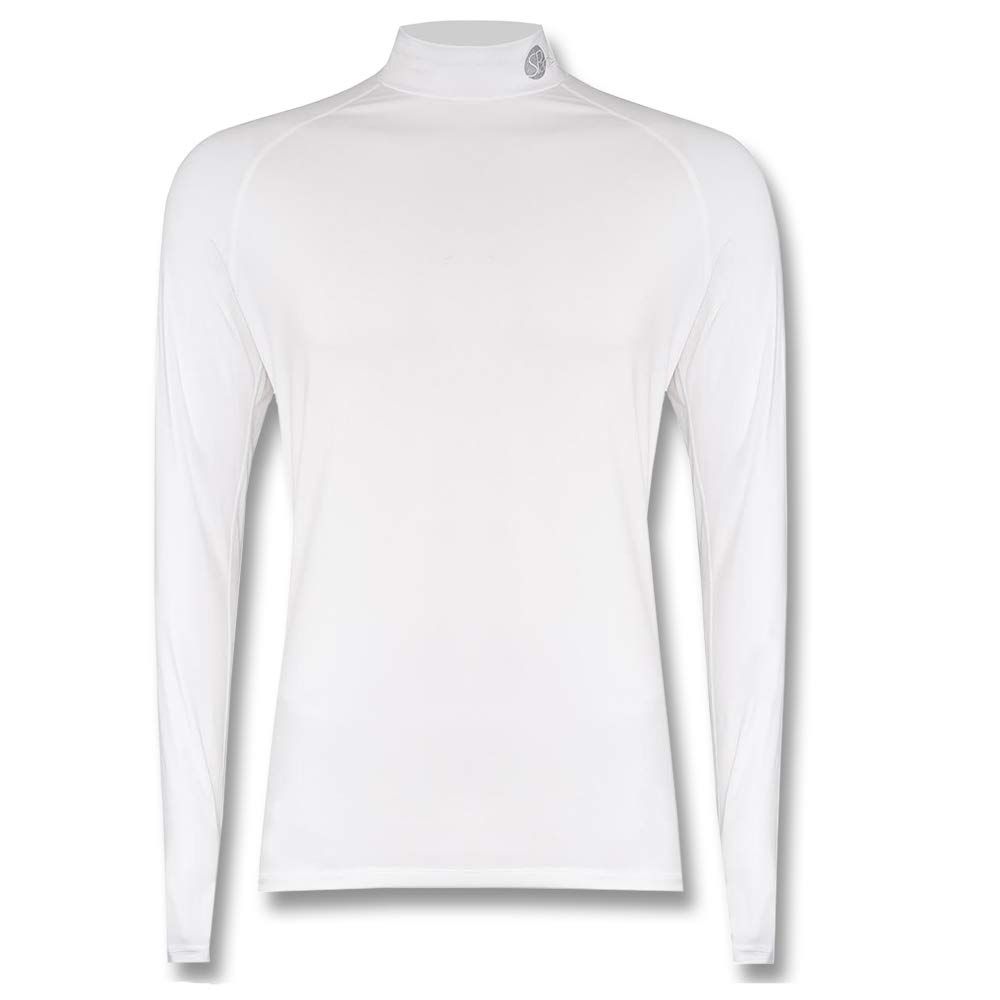 SParms Sun Protect+SParms Men's ThermoTech Sun Protection Full Body (White, Large)