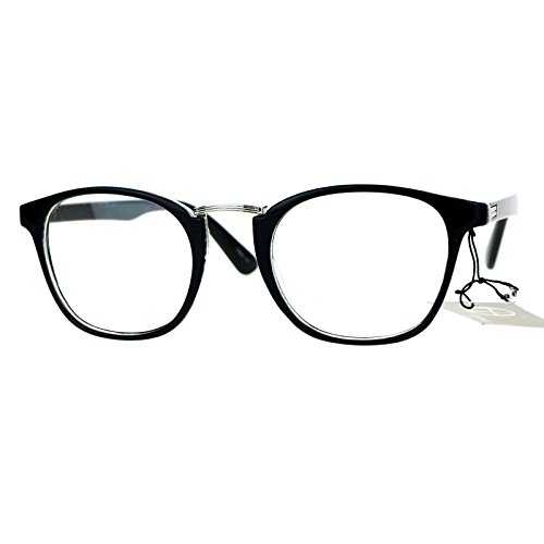 Clear Lens Eyeglasses Vintage Retro Metal Bridge Glasses Frame UV 400