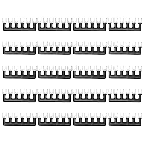Bornier type fourche TB-1506 MECCANIXITY 6 positions 15A 400V noir x20