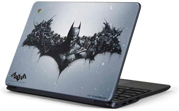 Skinit Decal Laptop Skin Compatible with Samsung Chromebook 3 11.6in 500c13-k01 - Officially Licensed Warner Bros Batman Arkham Logo Design