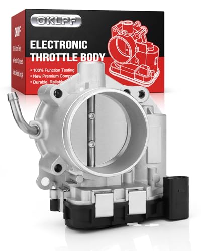 OKLPF Electronic Throttle Body Compatible with Volkswagen Beetle 07-19，Golf 10-14,Jetta 07-18,Passat 12-18,Rabbit 07-09,Bora 07-10 L5 2.5L REPLACE# 1540220 07K133062A
