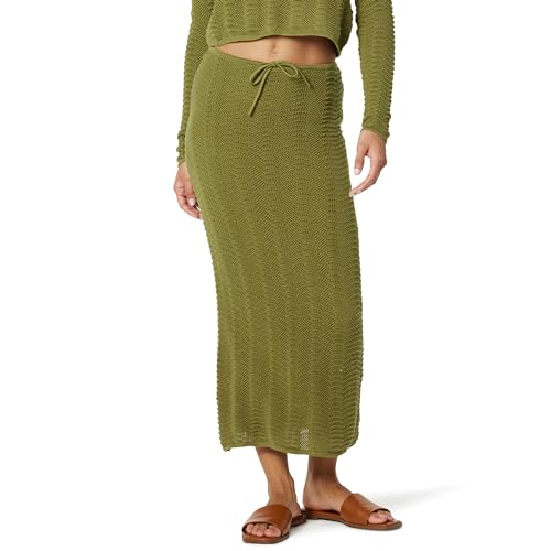 Image of The Drop Women's Makayla Crochet Drop-Shoulder Cropped Pullover