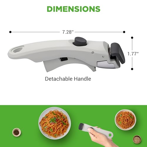 Repuesto Mango Desmontable para Olla NutriChef Gris miniatura 4