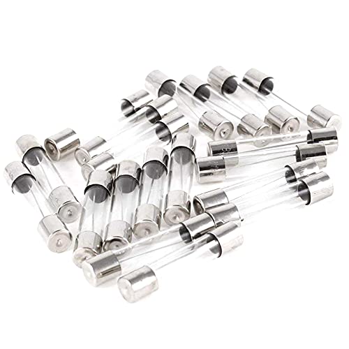 Qbgtfak 250Pcs Quick Blow Glass Tube Fuse Assorted Kit 250V Fuses 0.5A thumb #4