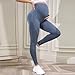 Women's Maternity Gym Leggings Soft Stretch Over The Belly Workout Yoga Leggings Soft Stretchy Pregnancy Tights