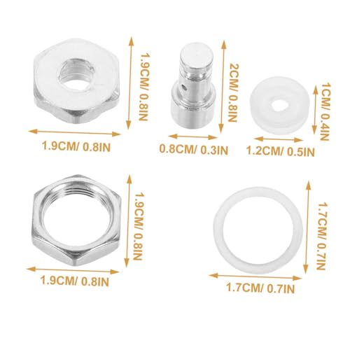 Kit de reemplazo de válvula de seguridad para ollas a presión Luxshiny, 4 piezas, anillos selladores flotantes de silicona, fácil instalación y uso prolongado miniatura 3
