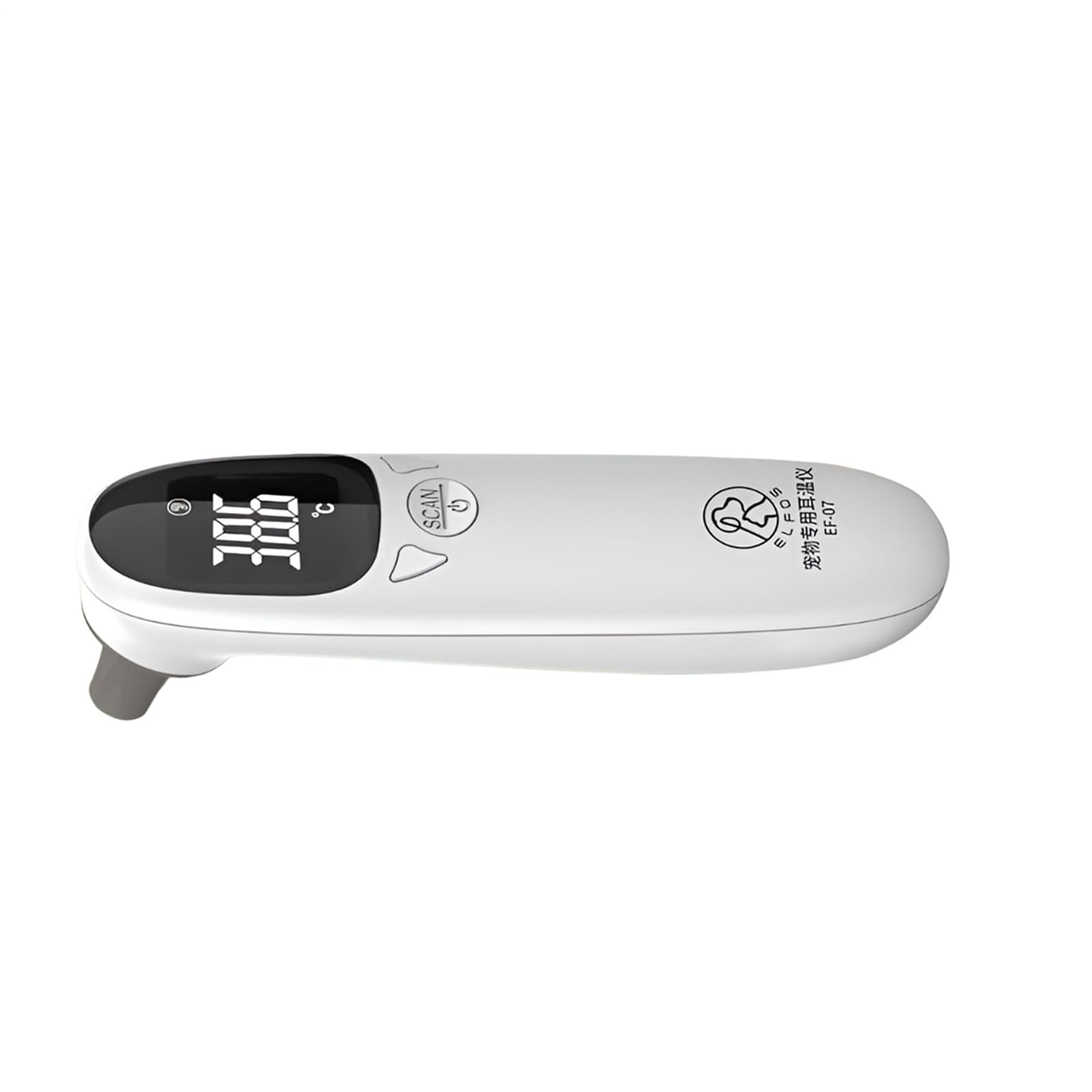 Thermometer für Haustiere für Hunde – wasserdichte Thermometer für Haustiere, elektronisches Thermometer, LCD, hohe Präzision, Design mit doppeltem Modus, Fieberdetektor