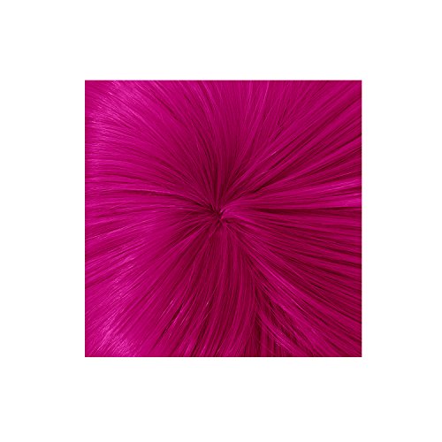 Ecvtop Wigs 28 Inch Wavy Curly Cosplay Wig Women Wig Long Hair Heat Resistant Wig (Hot Pink) #TOP4