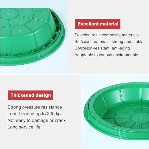 Solutions de Drainage Extérieur : Couvercle de Regard Encastré Rond 60 cm