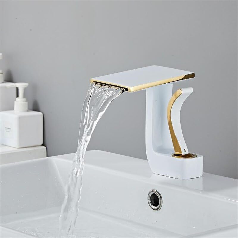 Robinet de lavabo chaud et froid pour en finir avec les éclaboussures