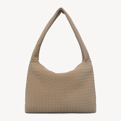 Image of NEWBELLA Tote Bag for Women, Vegan Leather Crossbody Shoulder Bag, Top Handle Satchel Purse for Work, Travel, Daily Use (Olive)