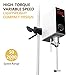 4E's USA Lab Overhead Stirrer - 20 Liter, 10000 mPas, 50~2000 RPM Variable Speed with Stand and Stirring Rod, LED Lab Stirrer Mixer with Safety Sensors and Go-Through Design for Easy Rod Adjustment
