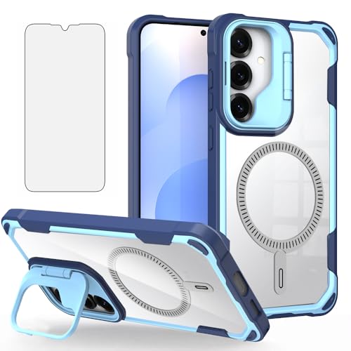 Coque Samsung S24 Plus magnétique avec béquille de protection et protège-écran
