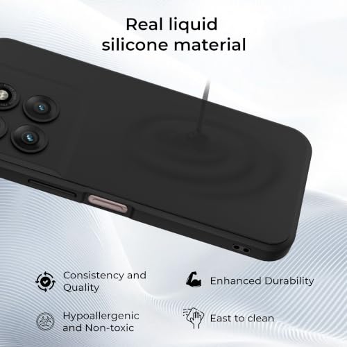 Image of A rtistque Back Cover Case for Motorola G37 Power / G77 Power 5G with Camera Protection | Shockproof TPU|Stylish Protective Design|Slim Fit|Ultra Matte| Back Cover - Black