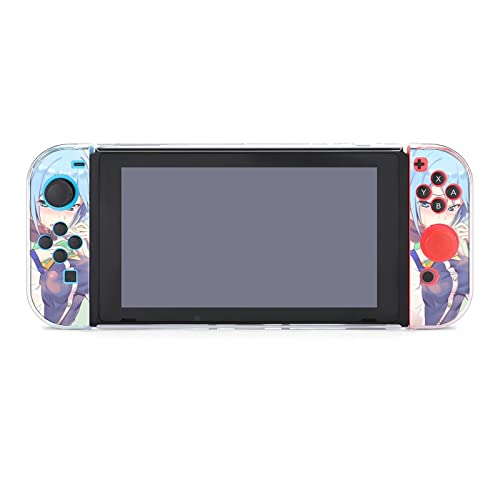 Switch カバー この素晴らしい世界に祝福を! アクア 保護シェル スイッチカバー 全面保護ケース スイッチ専用 分体式カバー かわいい 傷つきにくい 耐衝撃 精密 分体式カバー 取り外し簡単 角対応 ドック対応 汚れ・指紋防止 黄ばみなし 薄型 軽量