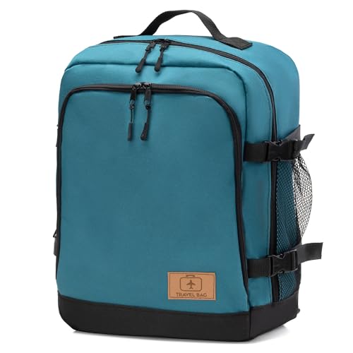 Sac à dos multifonctions bleu 40x30x20cm doté de bretelles confortables pour voyage et avion