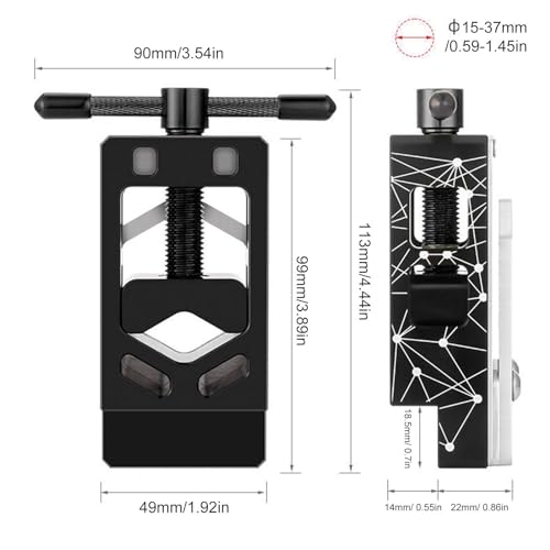 Guide de sciage de vélo pour tube de direction et guidon alu