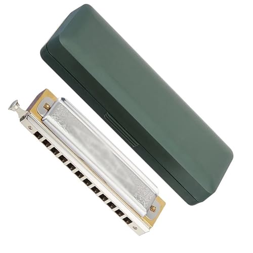 TYCHWZRMV qƑl̃WAgjbNn[jJA Student Harmonica 12 Hole Chromatic Harmonica Wooden Comb 12 Hole Harp harmonica Beginners