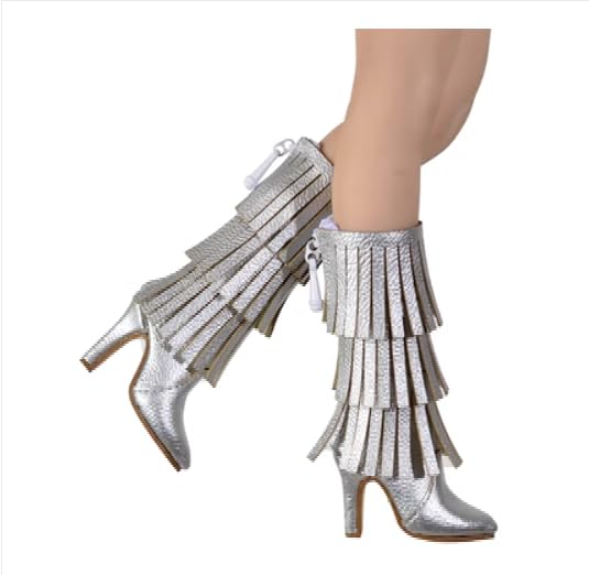 ximitoy 1/6 Scale Soldier Female High-Heeled Boots Model for 12