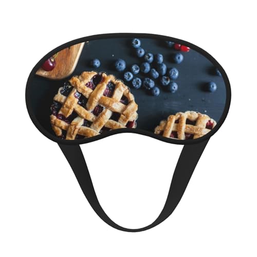 Tarta de frutos rojos, Cubiertas oculares completas, antifaces para dormir que bloquean la luz, orejeras opacas para dormir