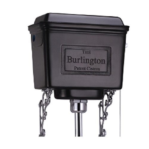 Burlington Aluminium High Level Cistern (Black)