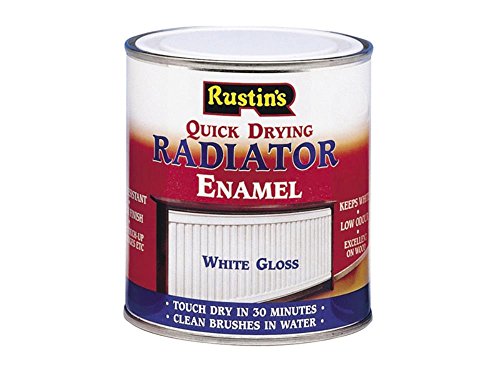 Rustins Quick Dry Radiator Enamel Gloss White 500ml