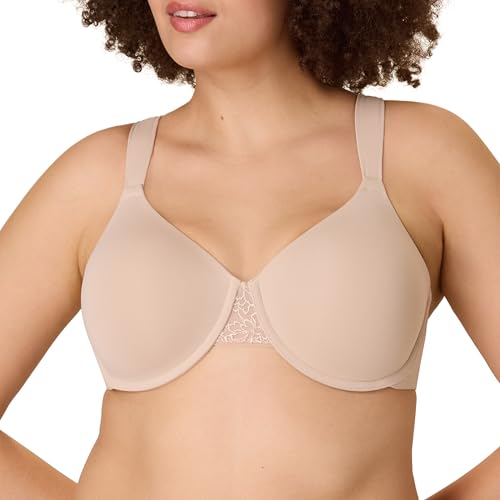 PLAYTEX Women's Underwire, T-Shirt Plus Size Bras Available, Smoothing, Full Coverage, 4-Way Support