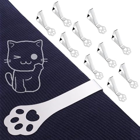 CUNGLIN Heavy Duty Tablecloth Clips 10 Pack Cover