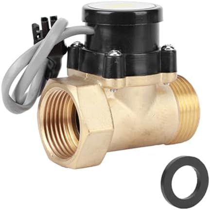 Garosa 110V G1" Thread Brass Water Flow Sensor Switch Electronic Pressure Automatic Control Switch for Tap Water Booster Pump