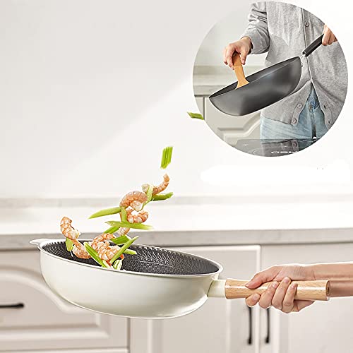 Wok de acero inoxidable con tapa de vidrio miniatura 5