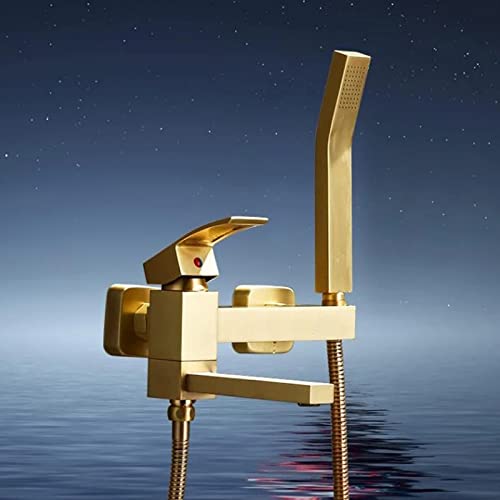 Robinet de baignoire en laiton au design mural durable