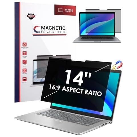 LAMA 14 Inch Magnetic Privacy Screen Filter Cover